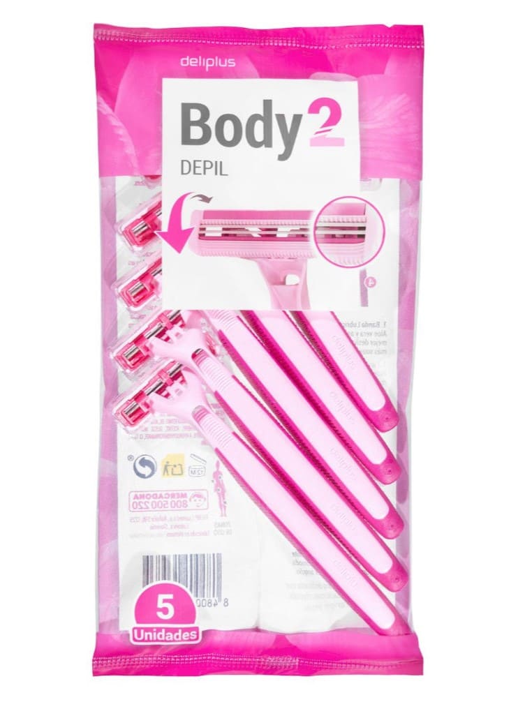 Maquinillas depilación desechables Deliplus