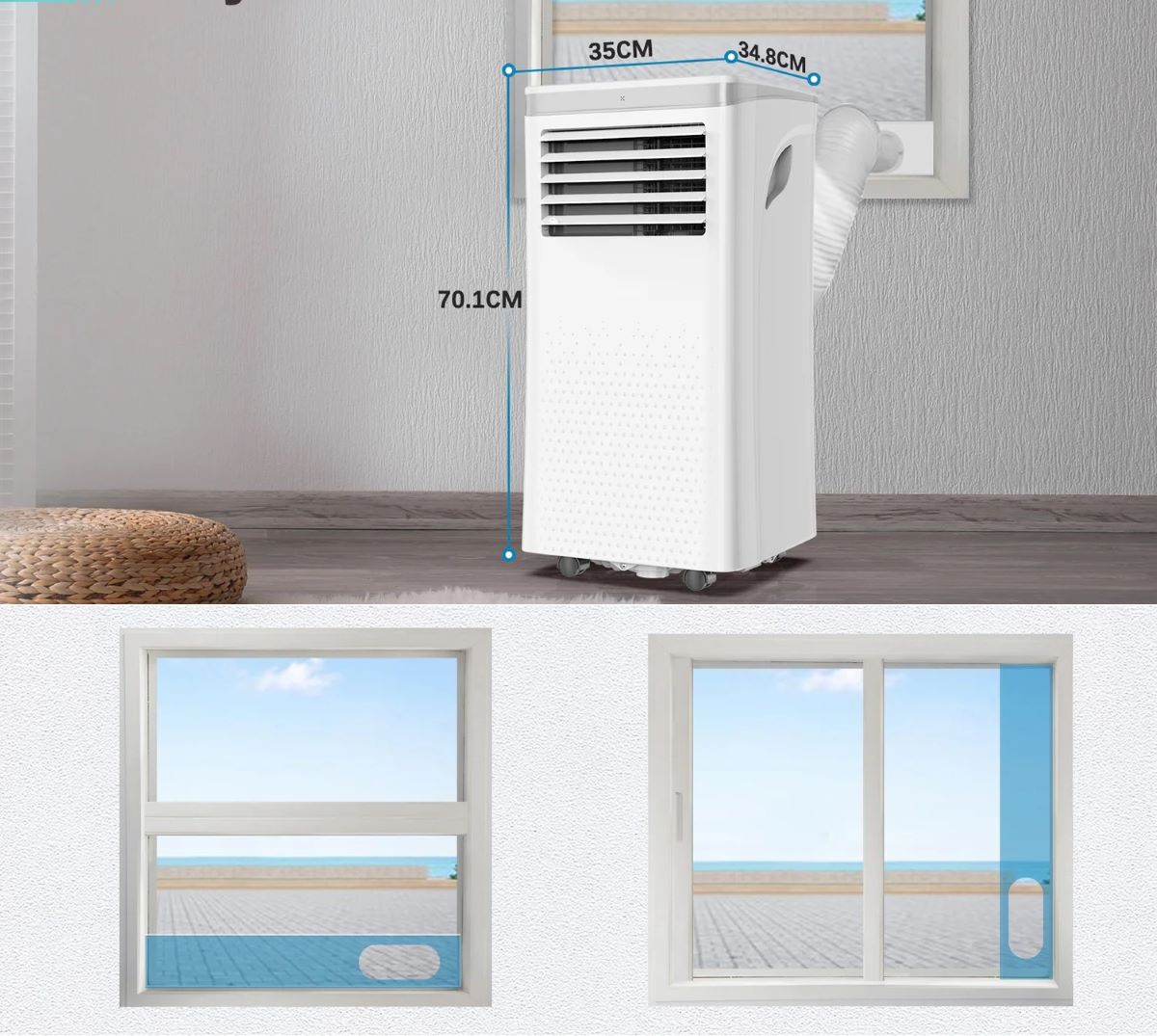 Climatizador portátil 3 en 1 LWOALND de Leroy Merlin