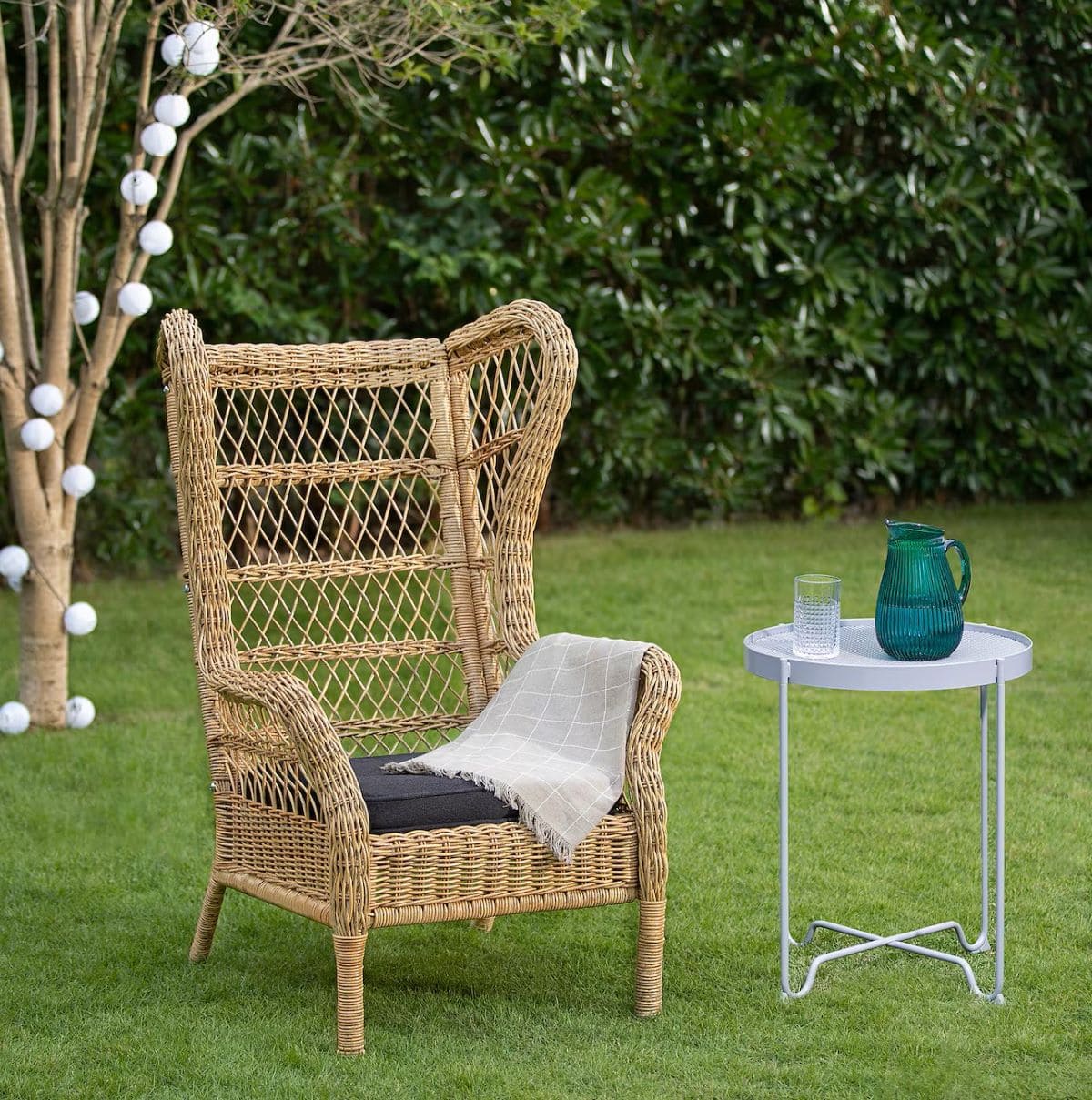 Sillón para interior y exterior de la serie RISHOLMEN de Ikea