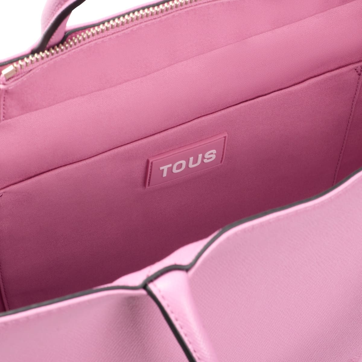 El bolso shopper grande Amaya rosa oscuro Tous Brenda