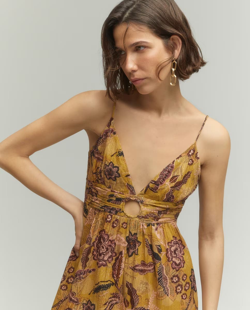 El vestido de tirantes con lurex de Tintoretto en El Corte Inglés