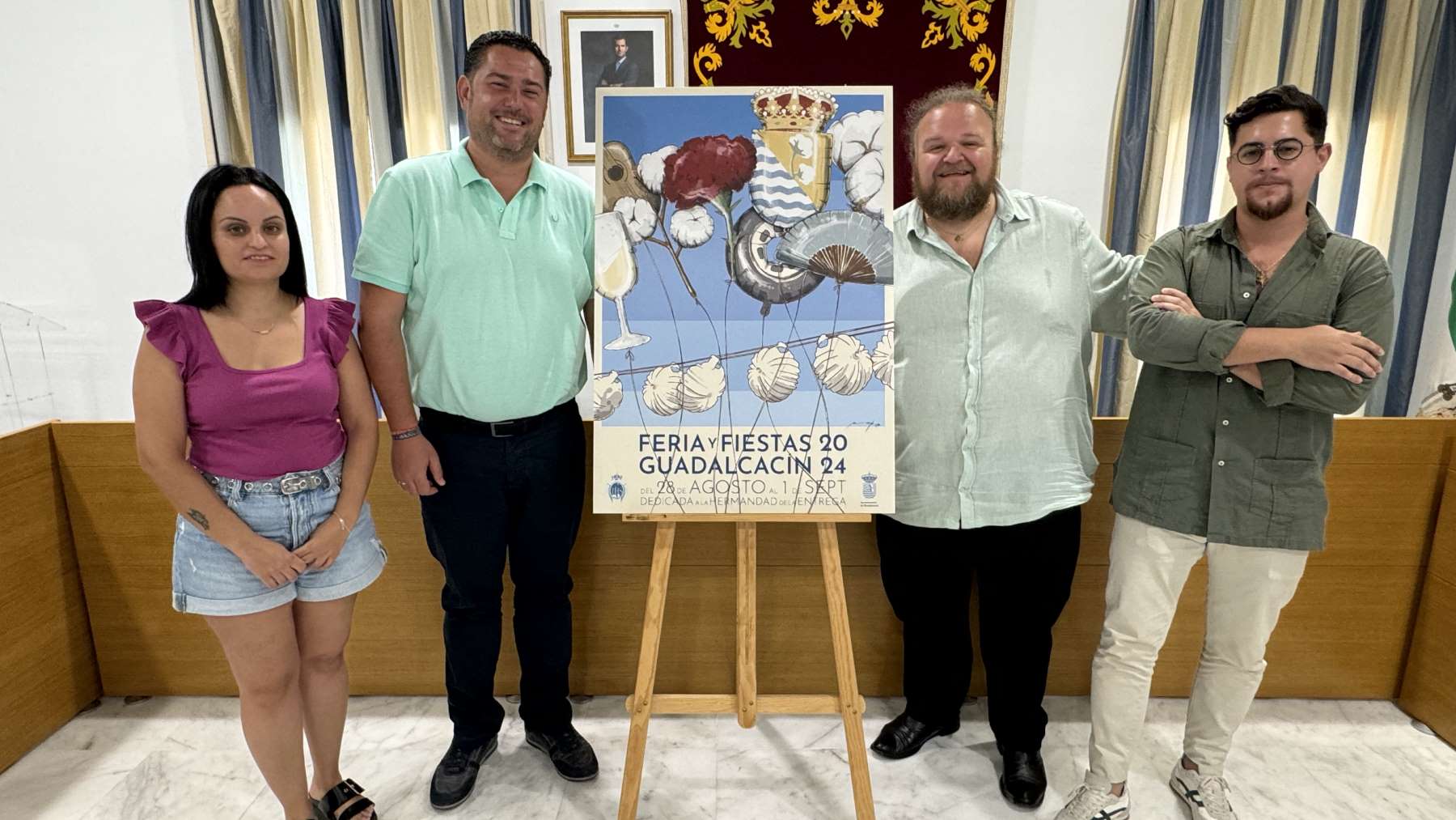 Presentación del cartel de la Feria de Guadalcacín 2024