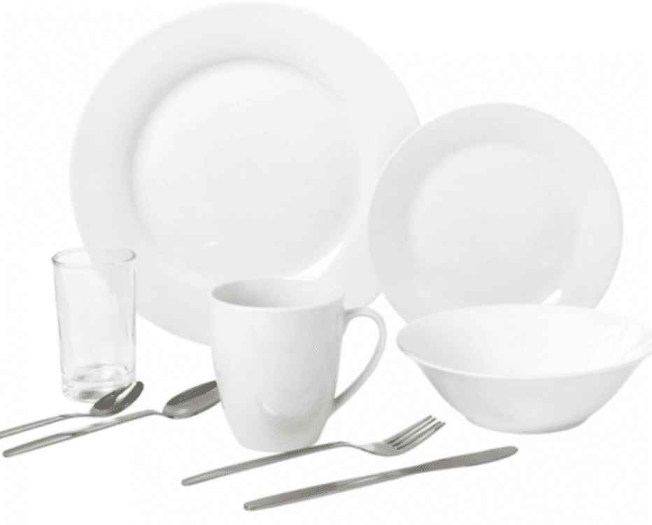 Set de vajilla SIMPL de 36 piezas