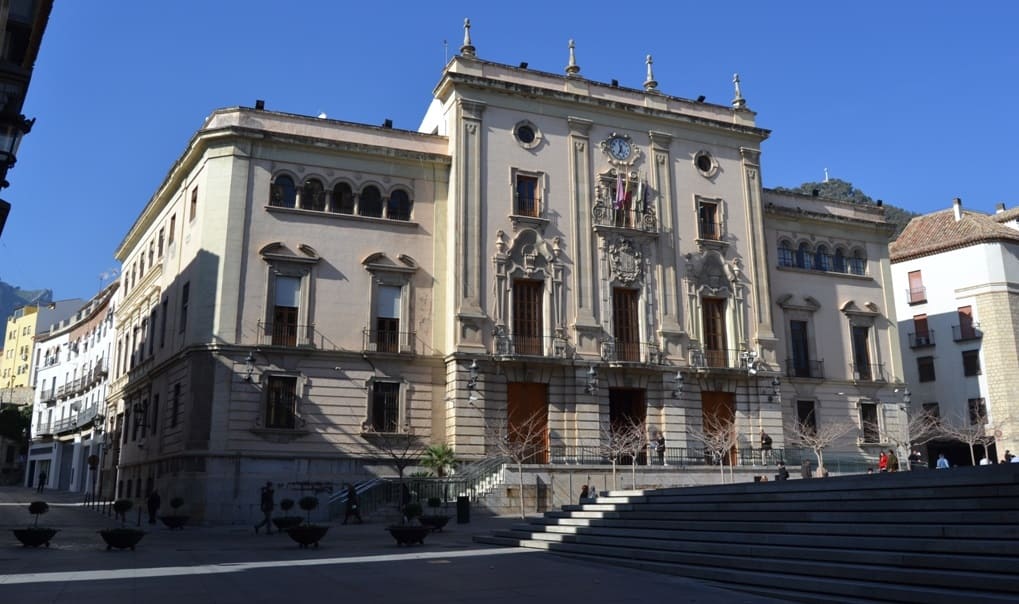 Imagen exterior del Ayuntamiento de Jaén