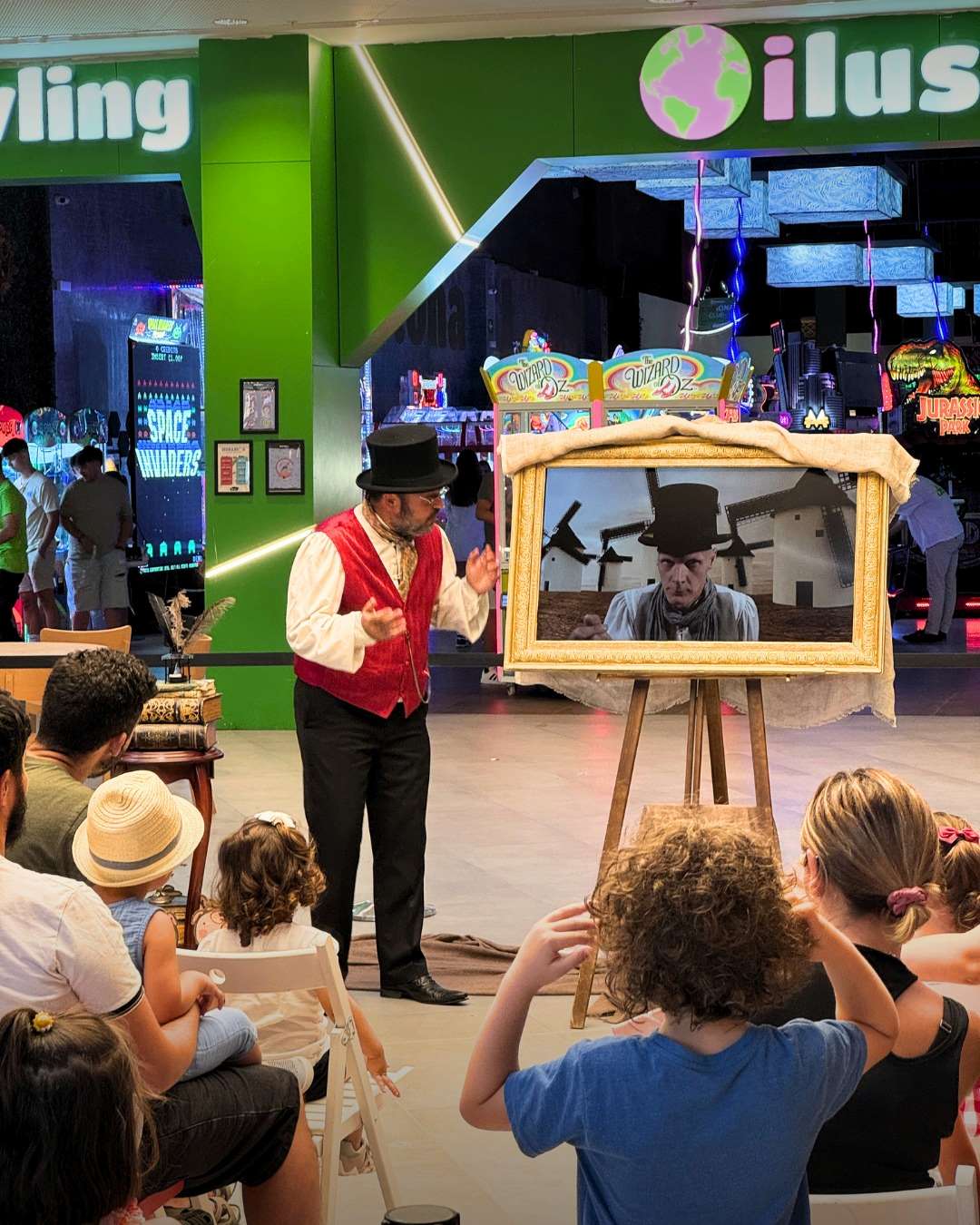 Cuento 'Los 3 Cerditos' en Área Sur