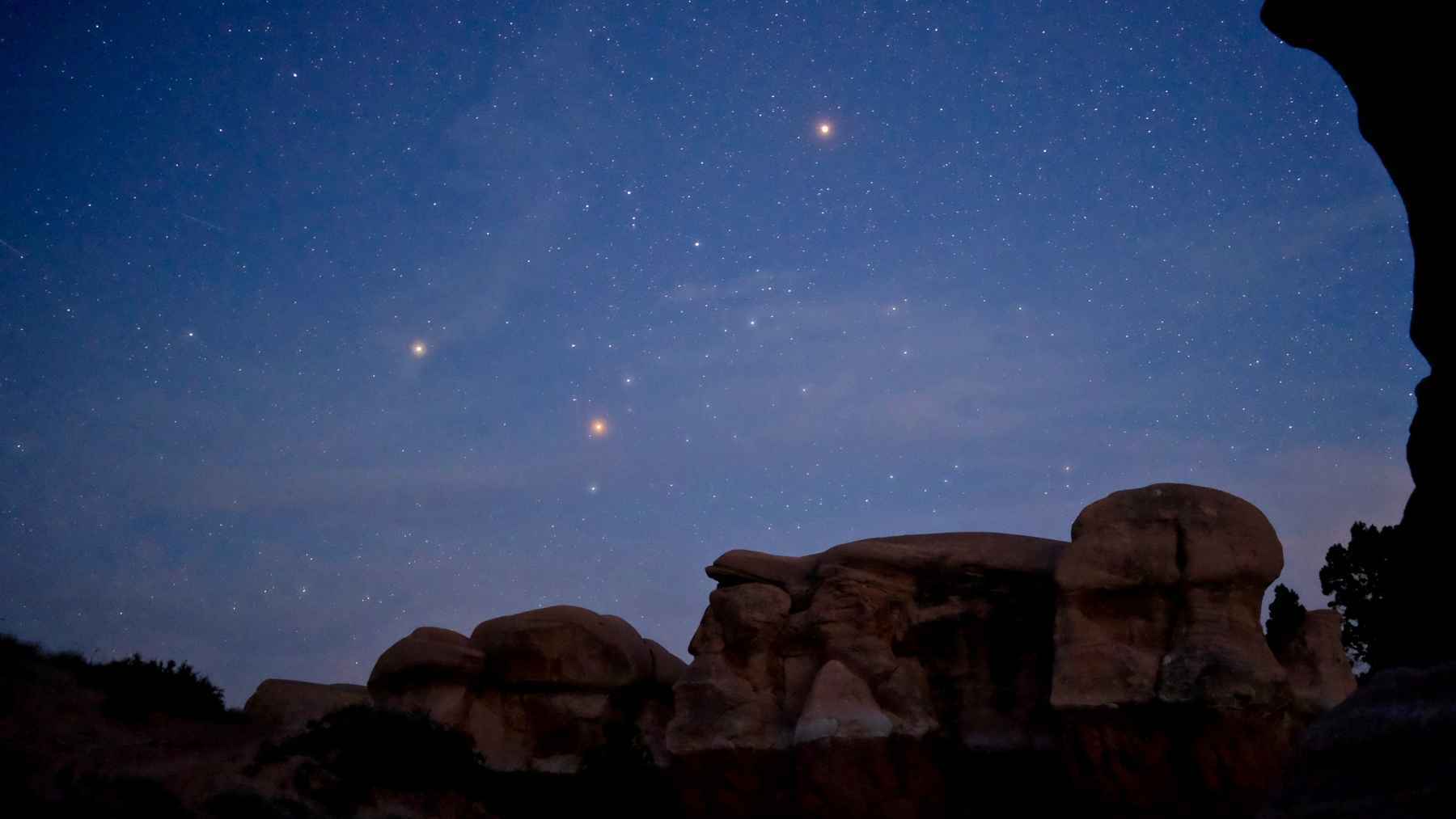 Júpiter y Marte más cerca que nunca este mes de agosto