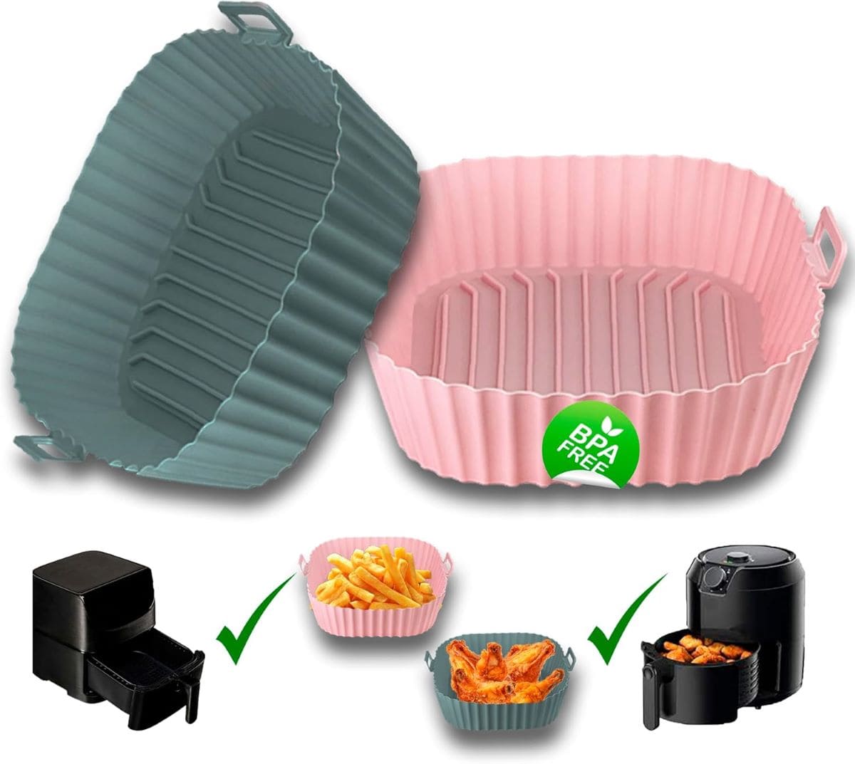 Moldes de silicona para freidora de aire