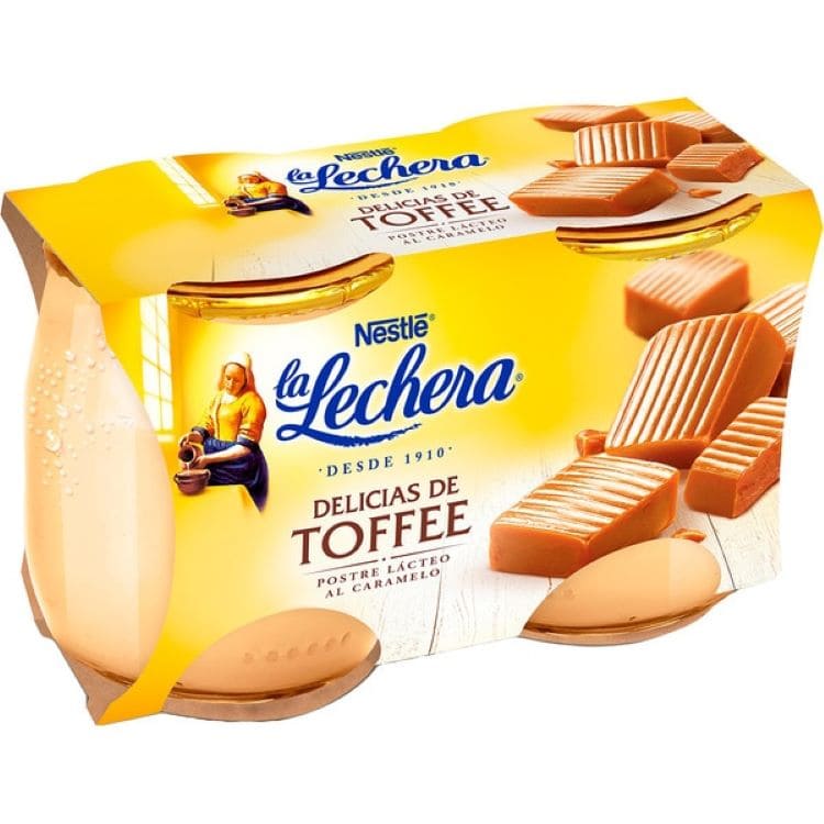 Postre delicias de toffee Nestlé La Lechera