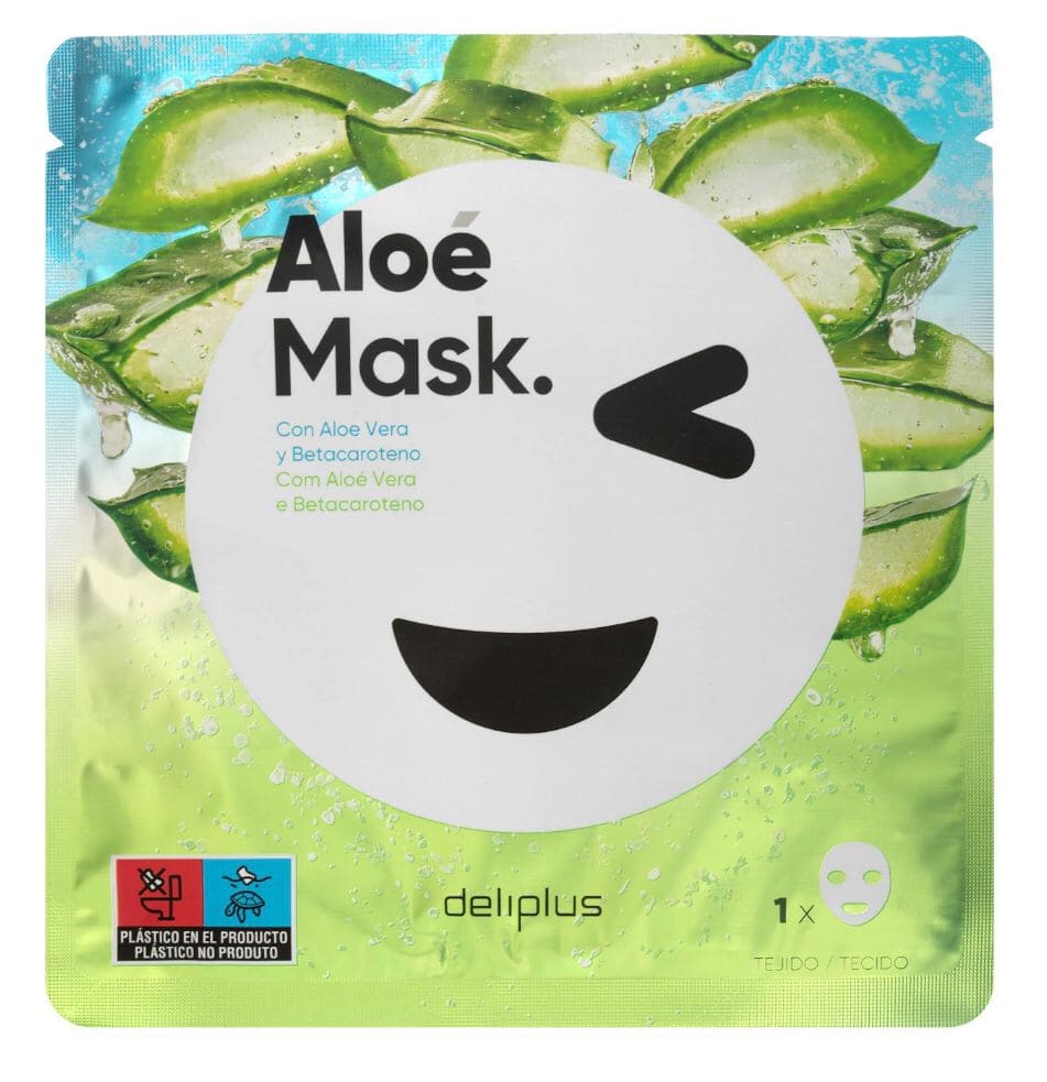 Mascarilla facial Aloe Deliplus 