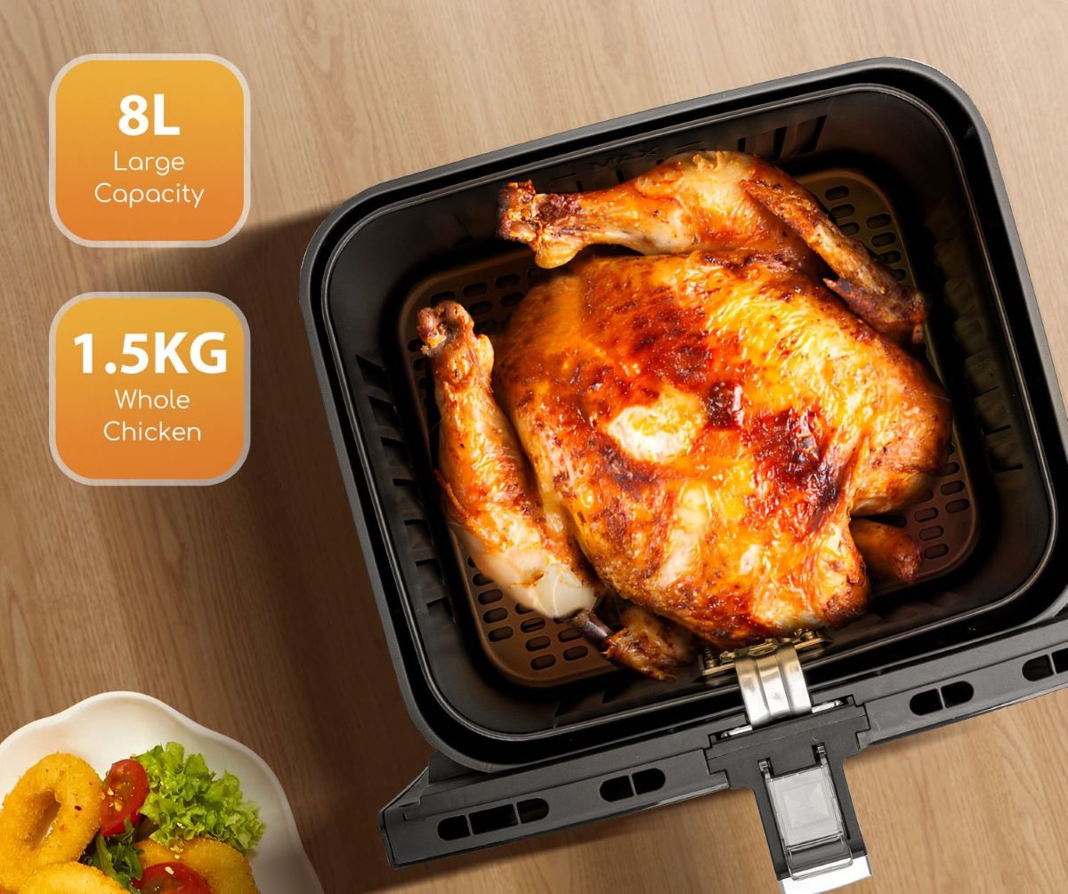 Freidora de aire Aigostar 1700 W y 8 L de Carrefour