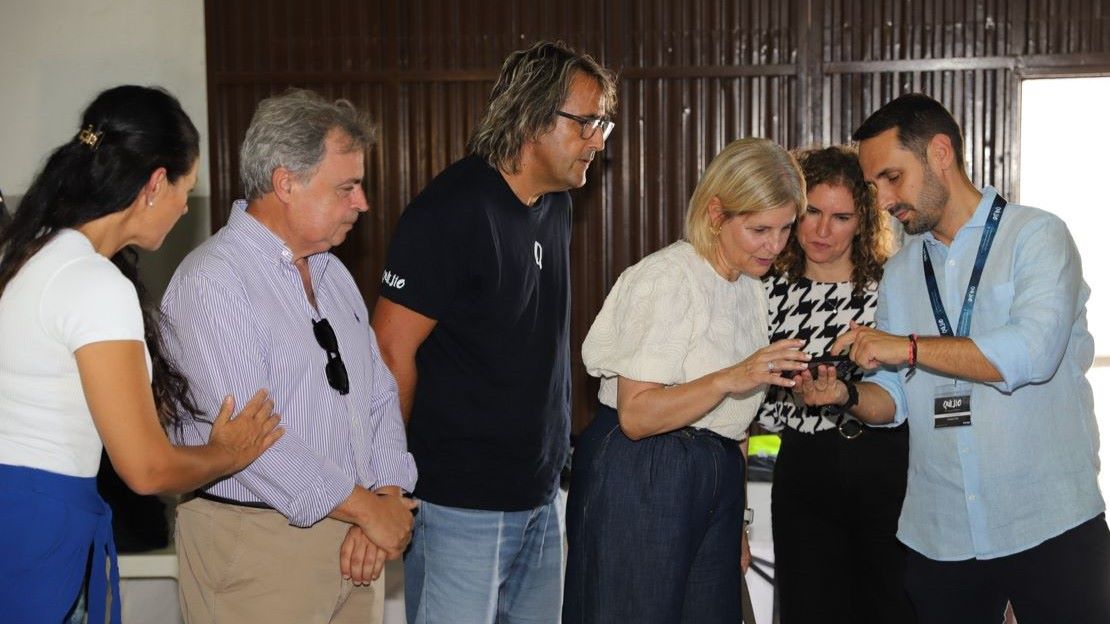 García-Pelayo durante la grabación de 'Quejío de Loba' en Jerez