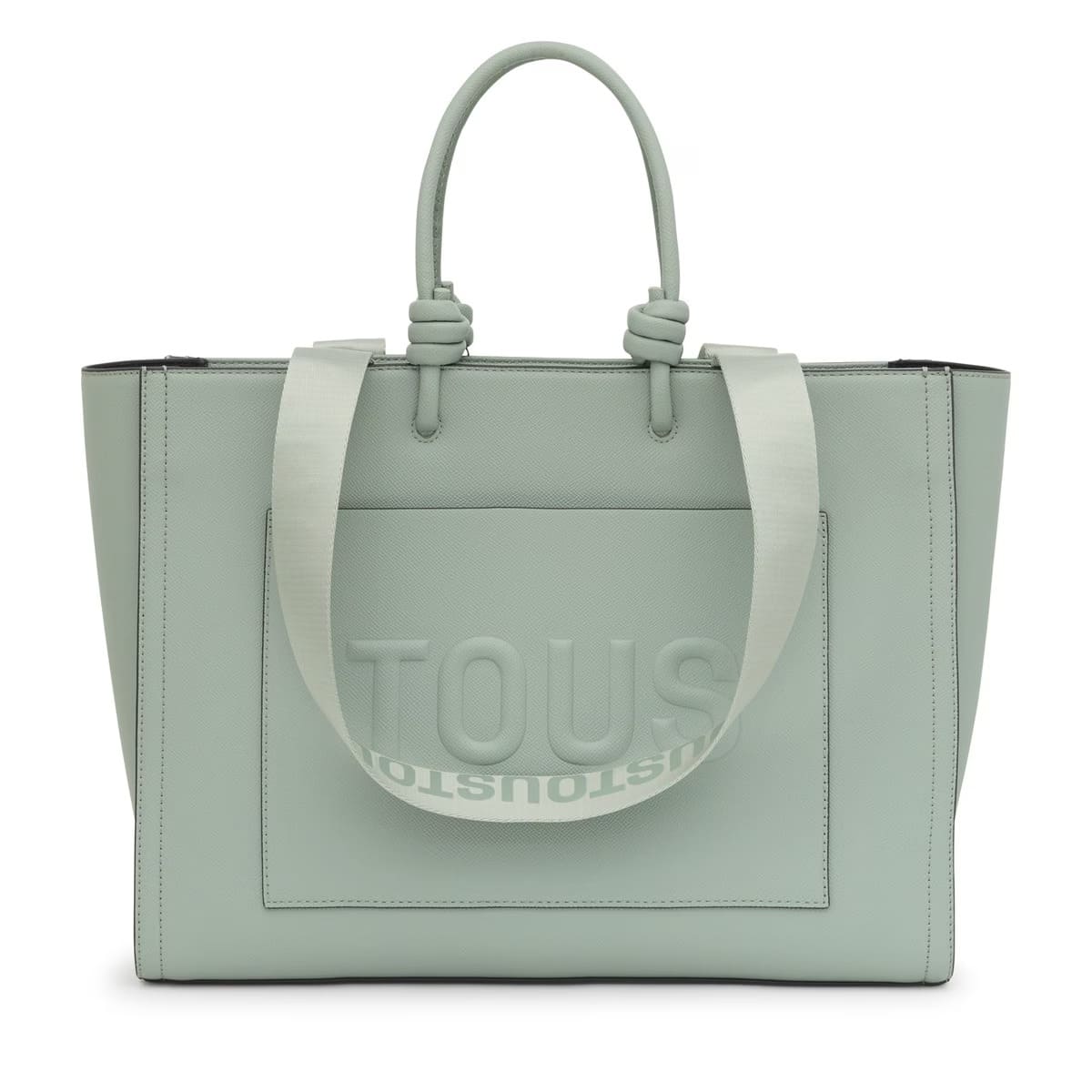 El bolso shopper grande Amaya gris piedra Tous La Rue New
