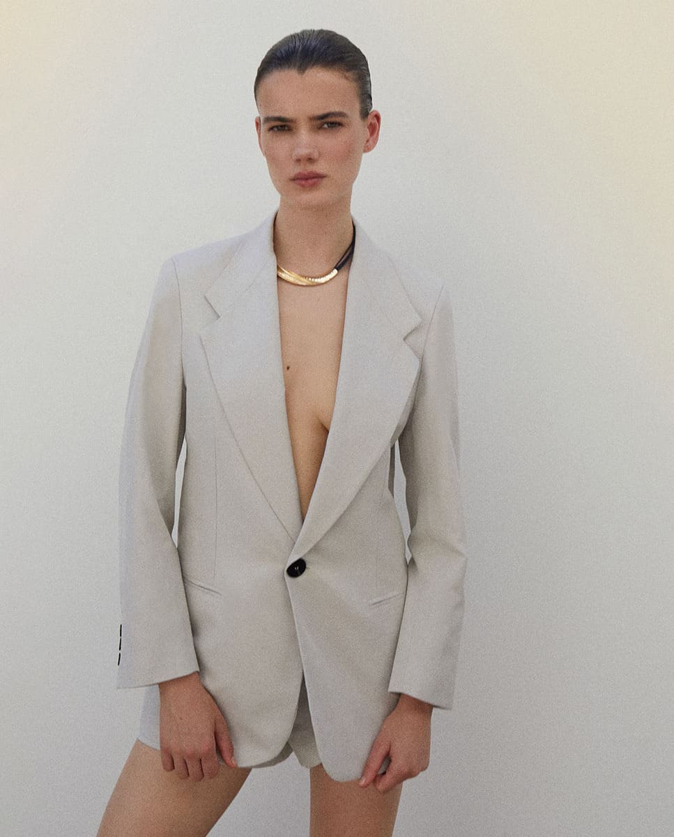 La blazer con solapa de Sfera en El Corte Inglés