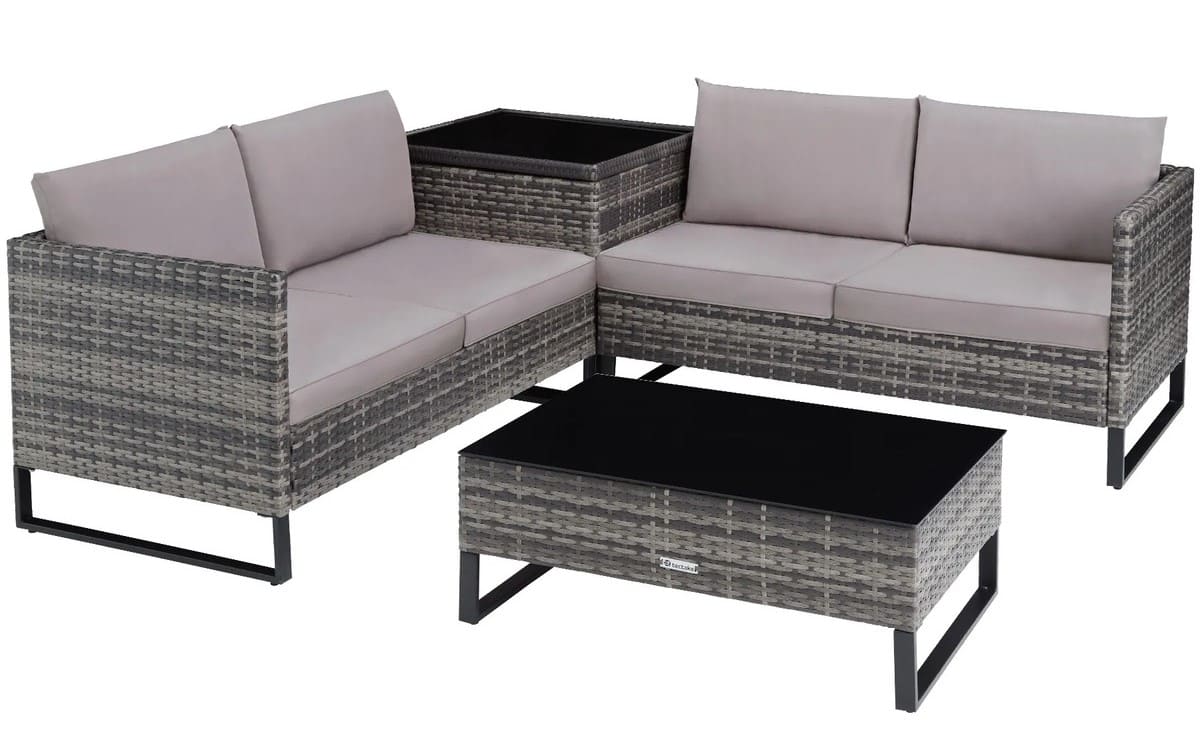 Conjunto de ratán OSTUNI TECTAKE