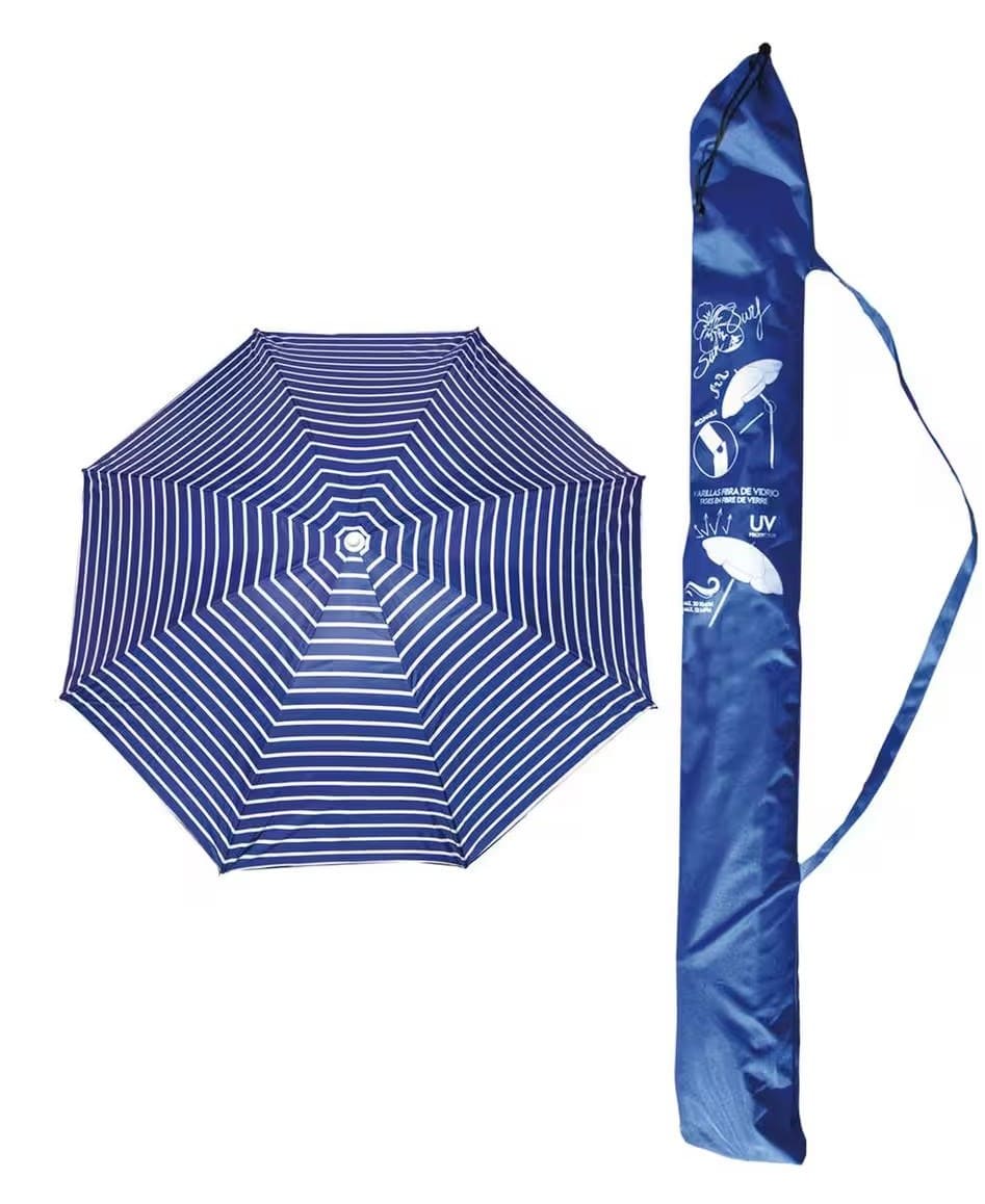 Sombrilla de playa con protección solar Sun & Surf