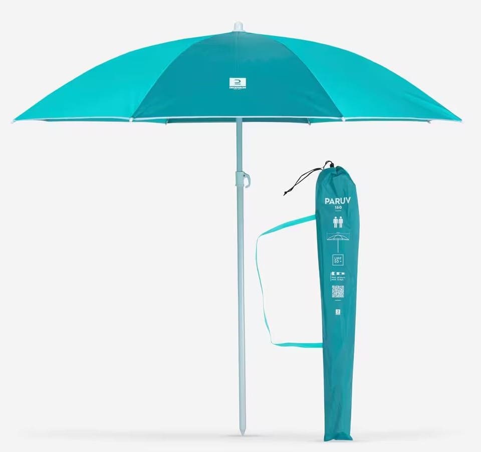 Sombrilla de playa Paruv 160 Decathlon