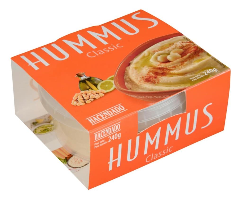 Hummus de garbanzos Hacendado receta clásica