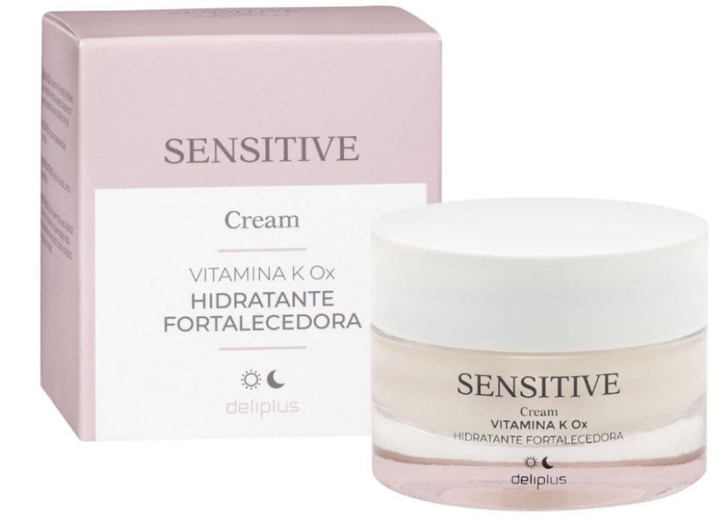 Crema facial hidratante y fortalecedora Deliplus
