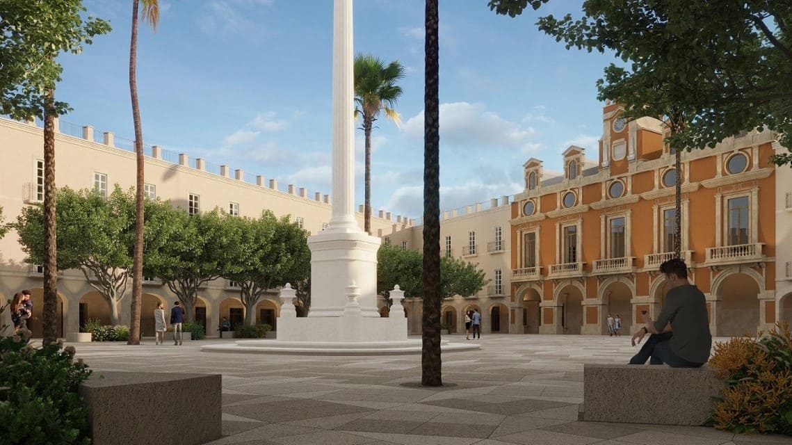 Imagen de la Plaza Vieja de Almería