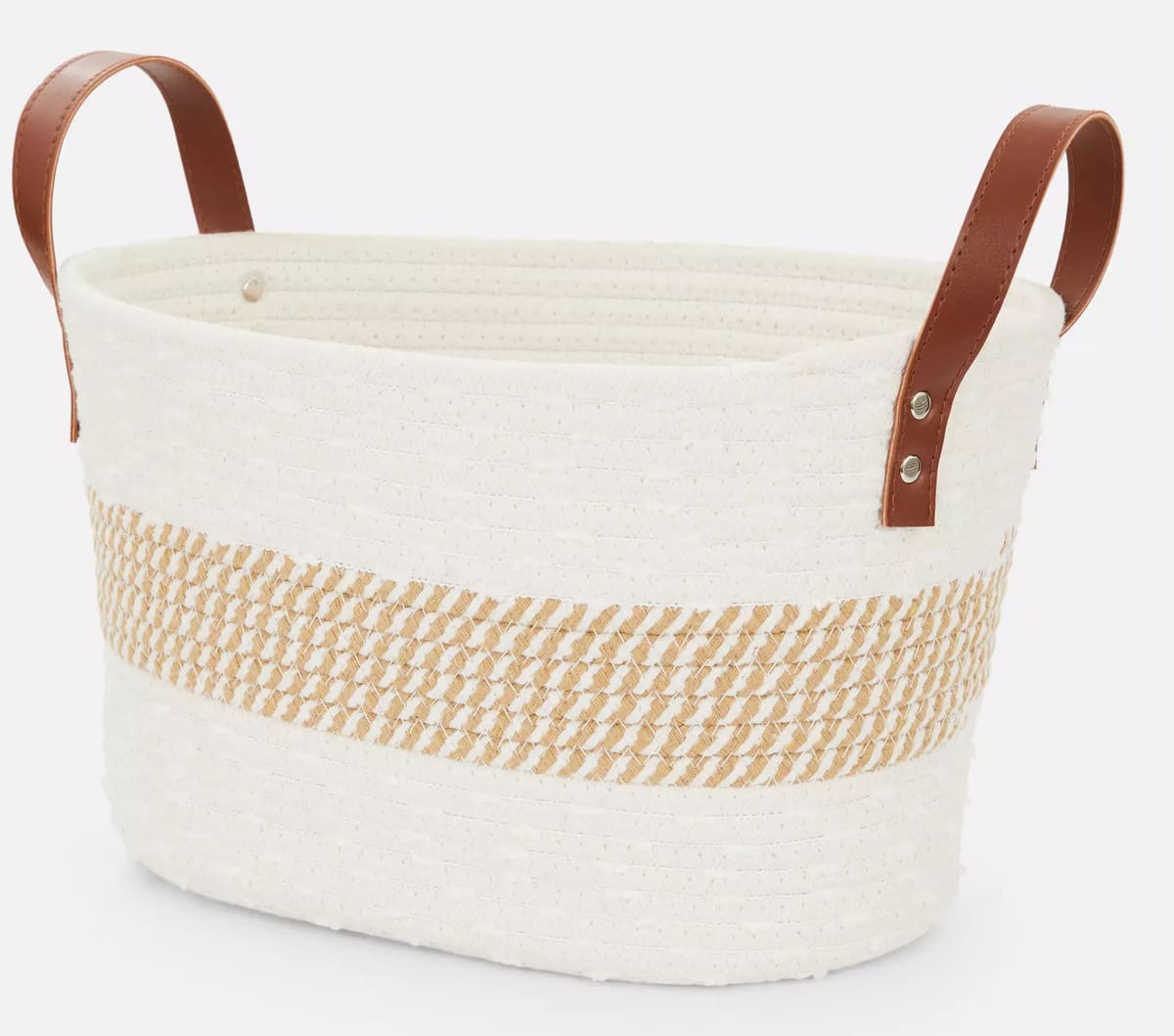 La cesta de cuerda con asas de Primark