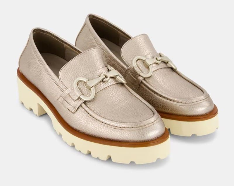 Mocasines en piel con adorno - Línea Comfort Latouche