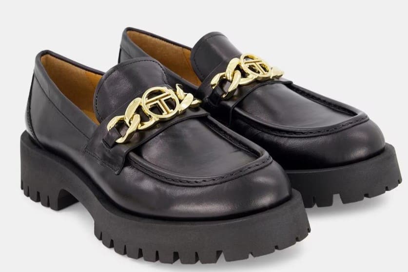 Mocasines en piel con suela track Latouche