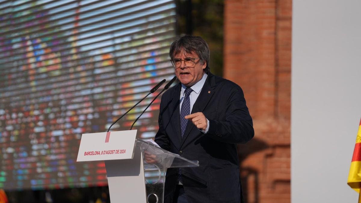 Puigdemont ha regresado a Cataluña de forma fugaz