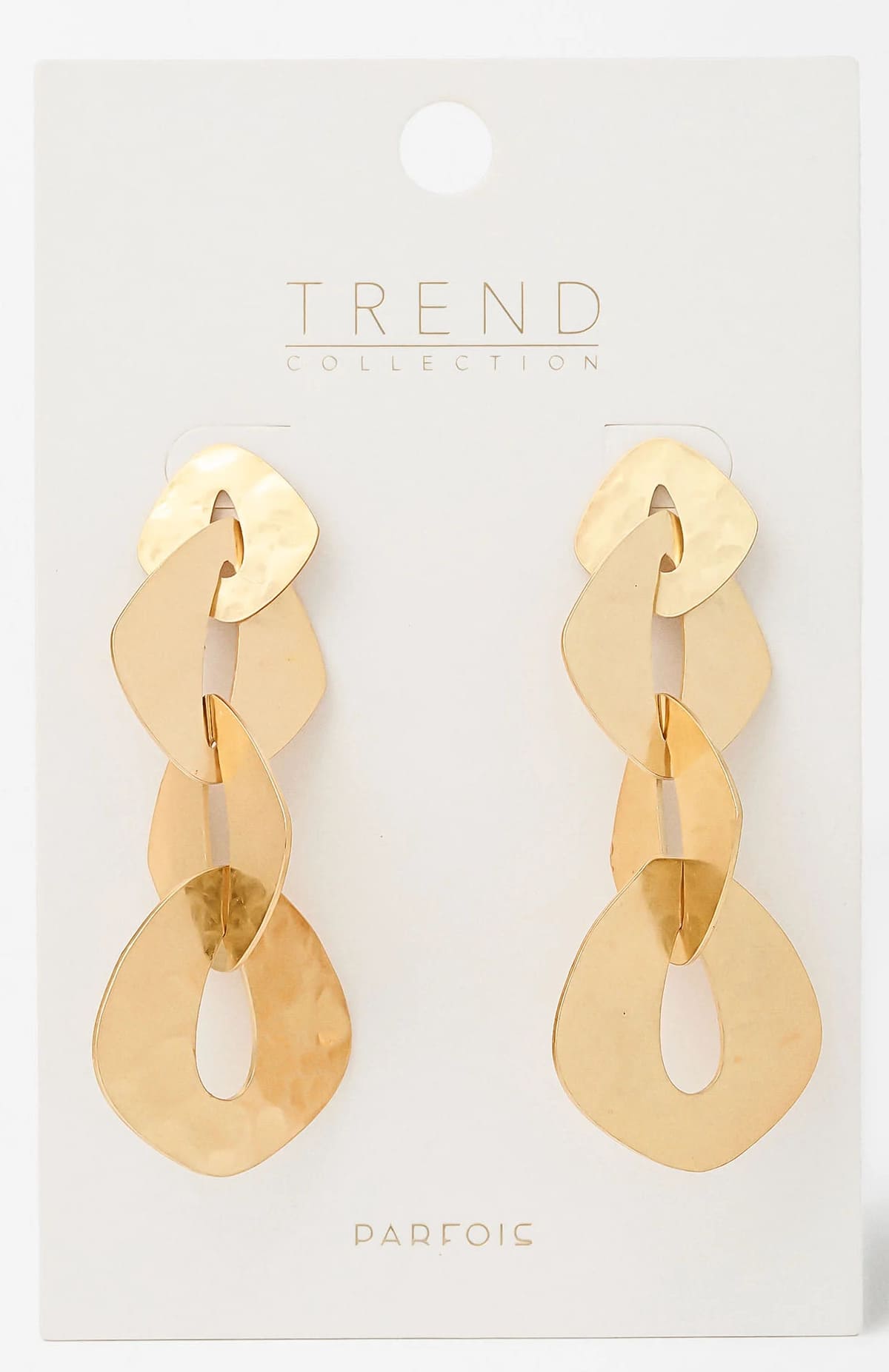 Los nuevos pendientes largos entrelazados de Parfois