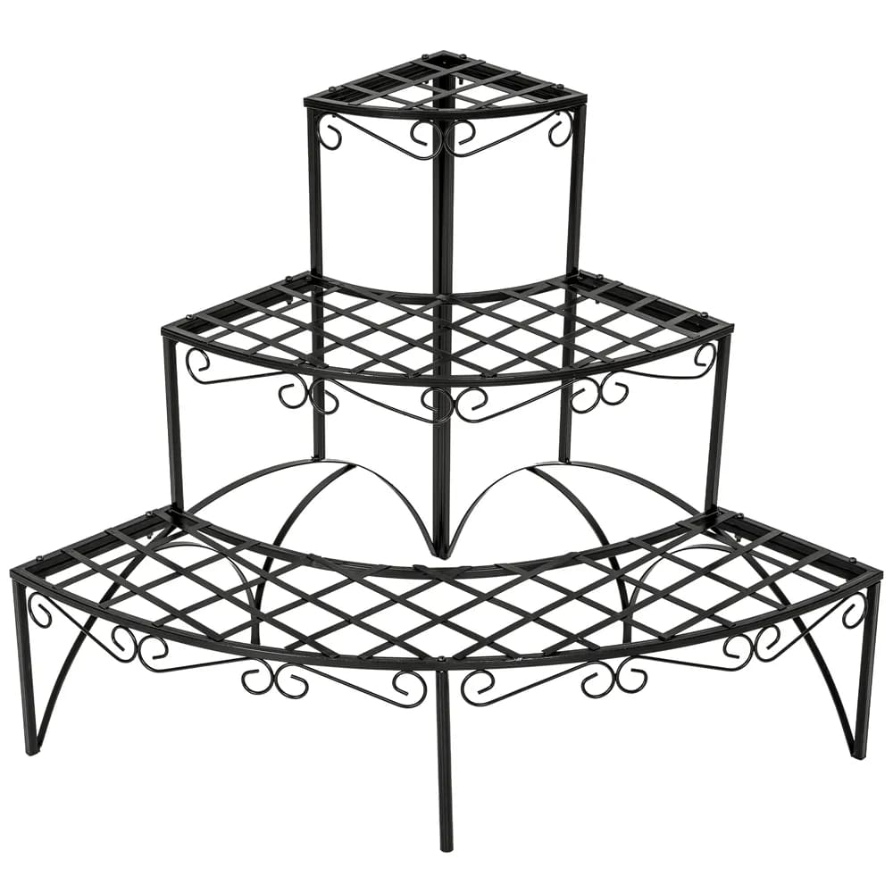 Estantería soporte para maceteros Tectake
