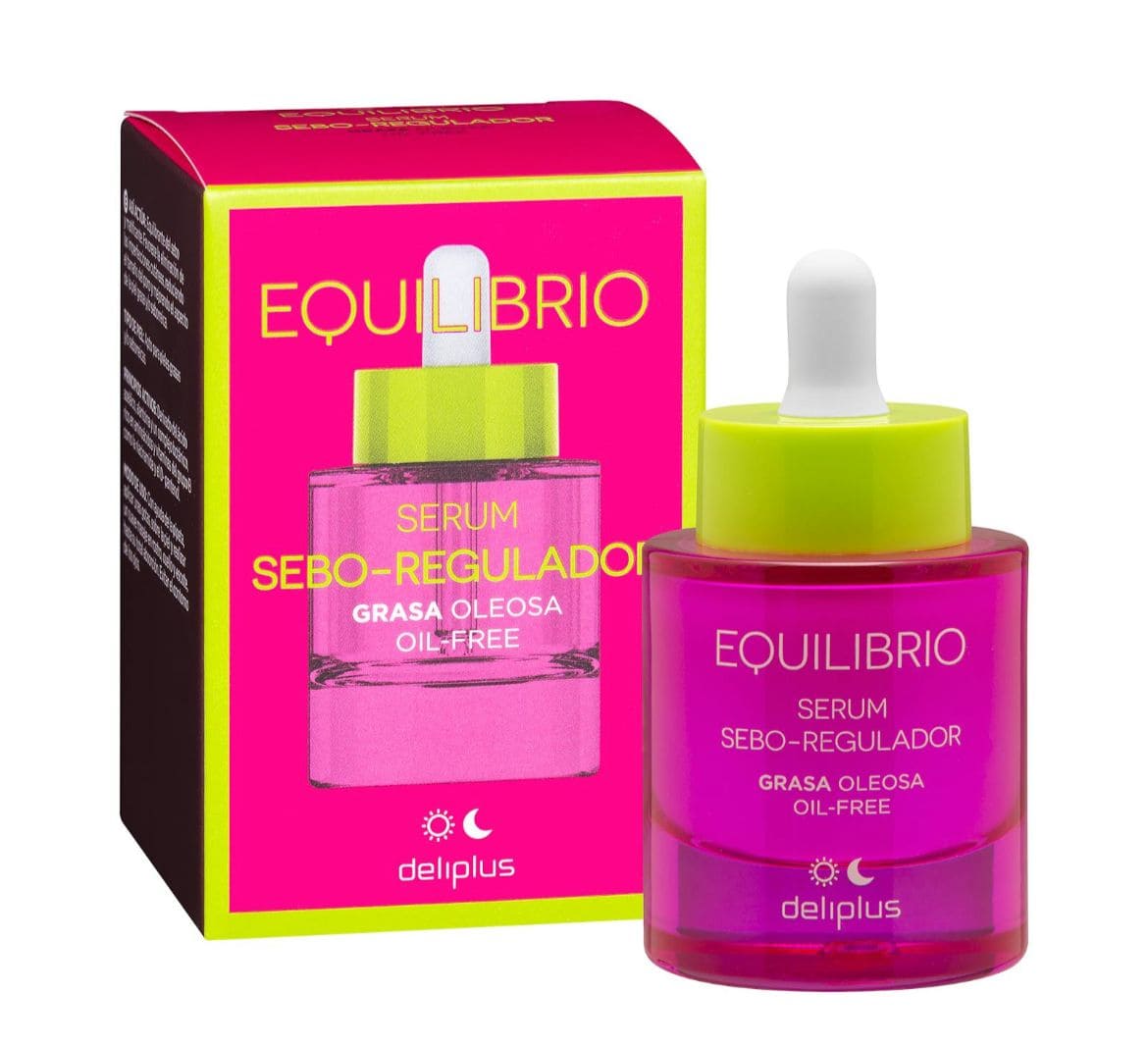 Sérum facial Sebo-regulador Deliplus Equilibrio piel grasa
