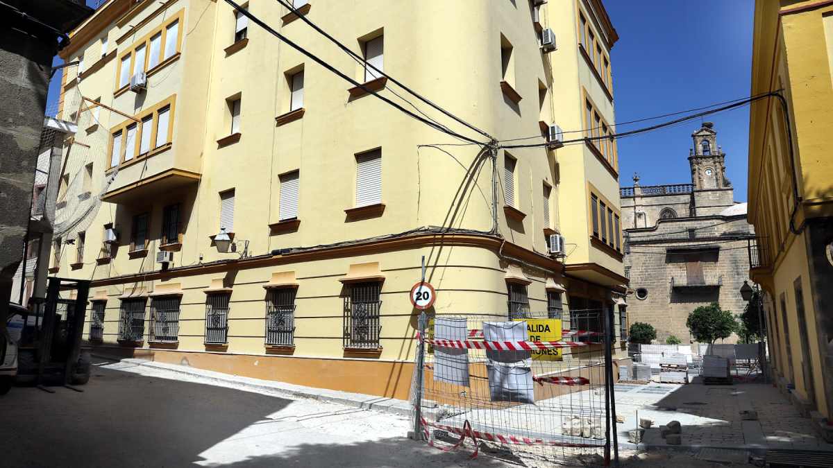 Obras en la zona de calle Oliva