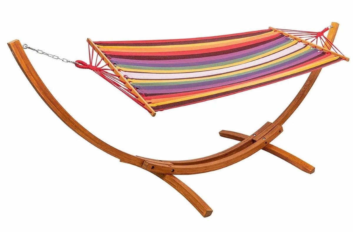 Hamaca con estructura de madera Livarno Home