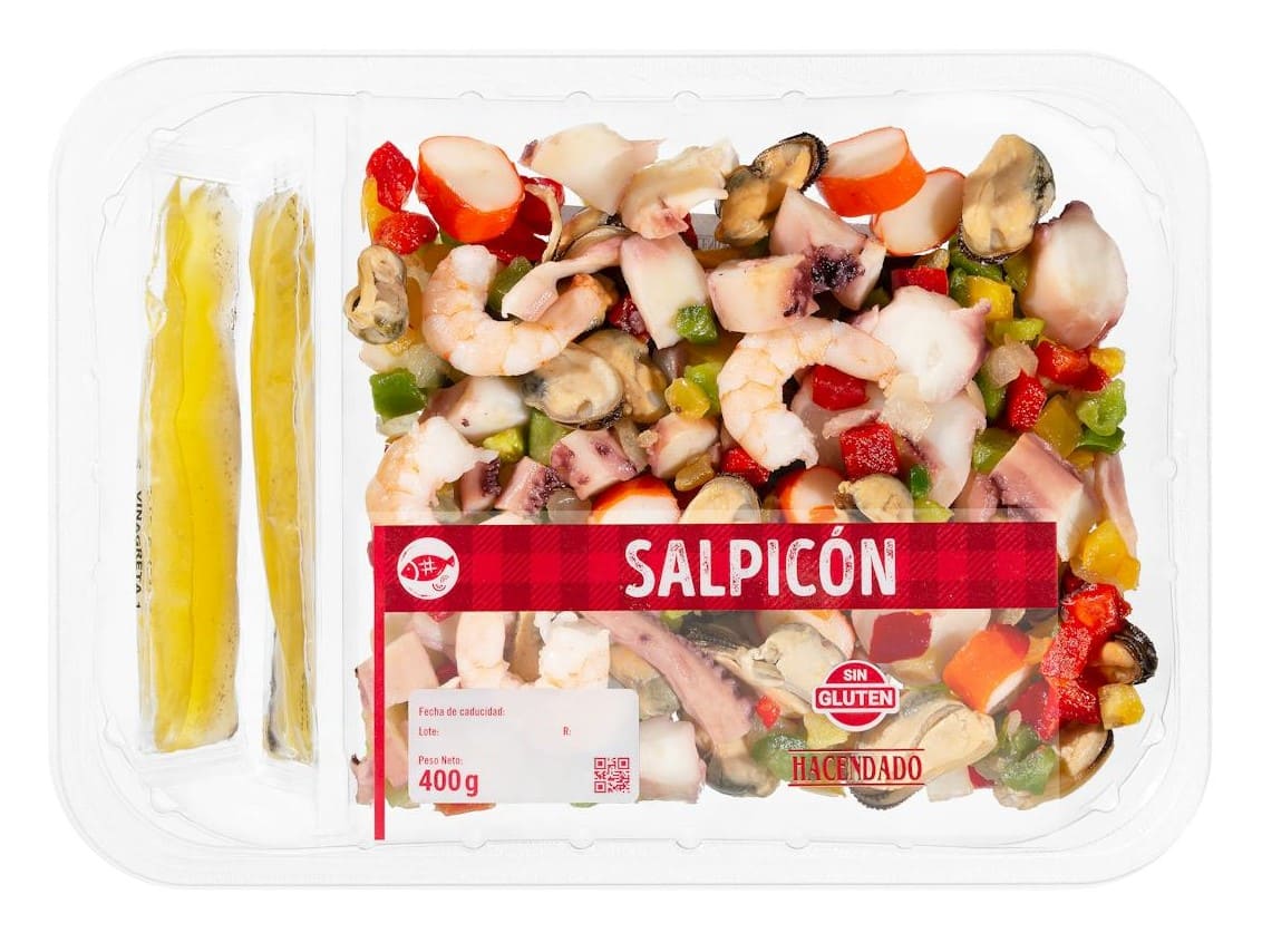 Salpicón de mariscos Hacendado