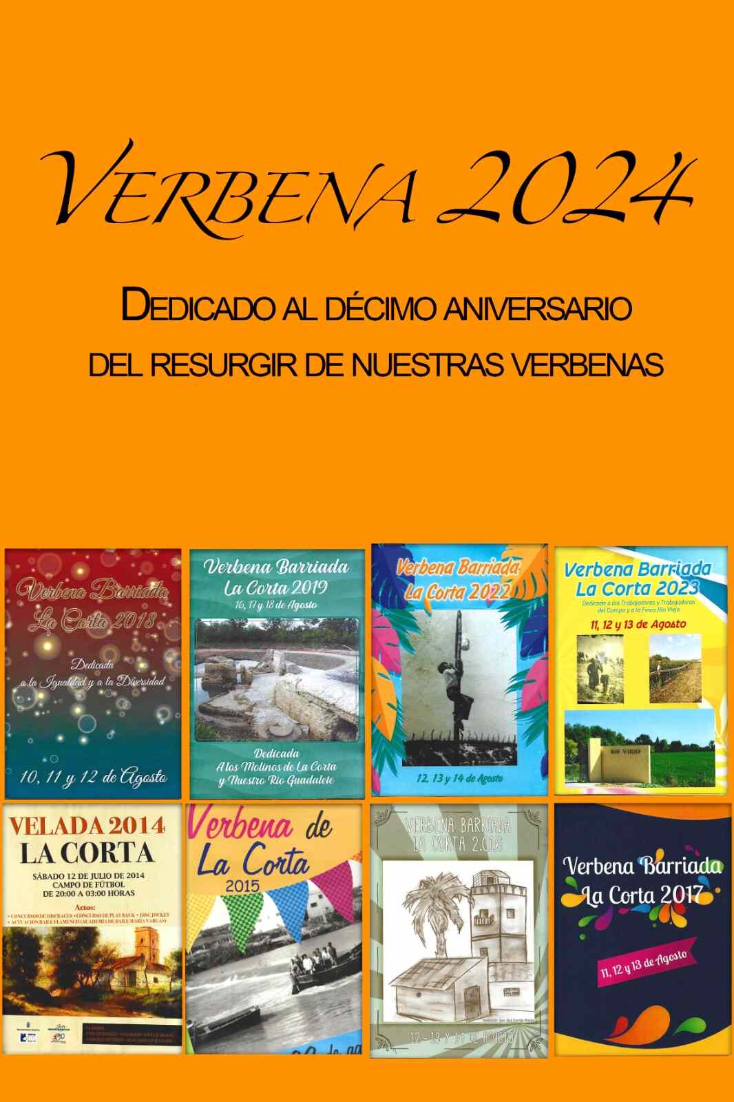 Cartel de la Verbena en La Corta