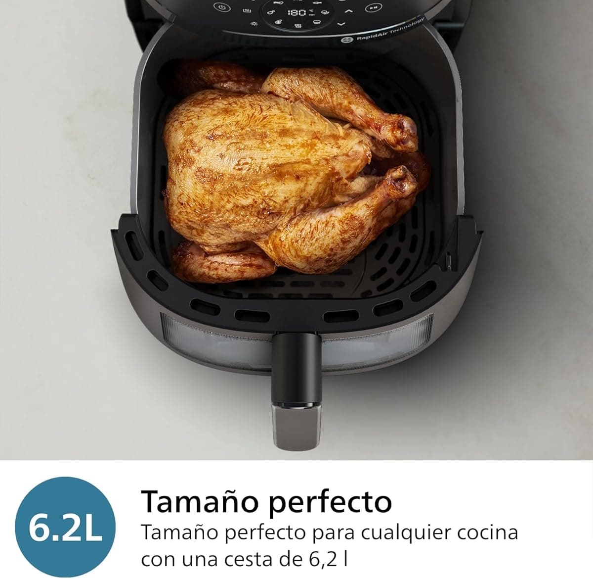 La freidora de aire Philips Airfryer serie 2000 con 6,2 litros en Amazon