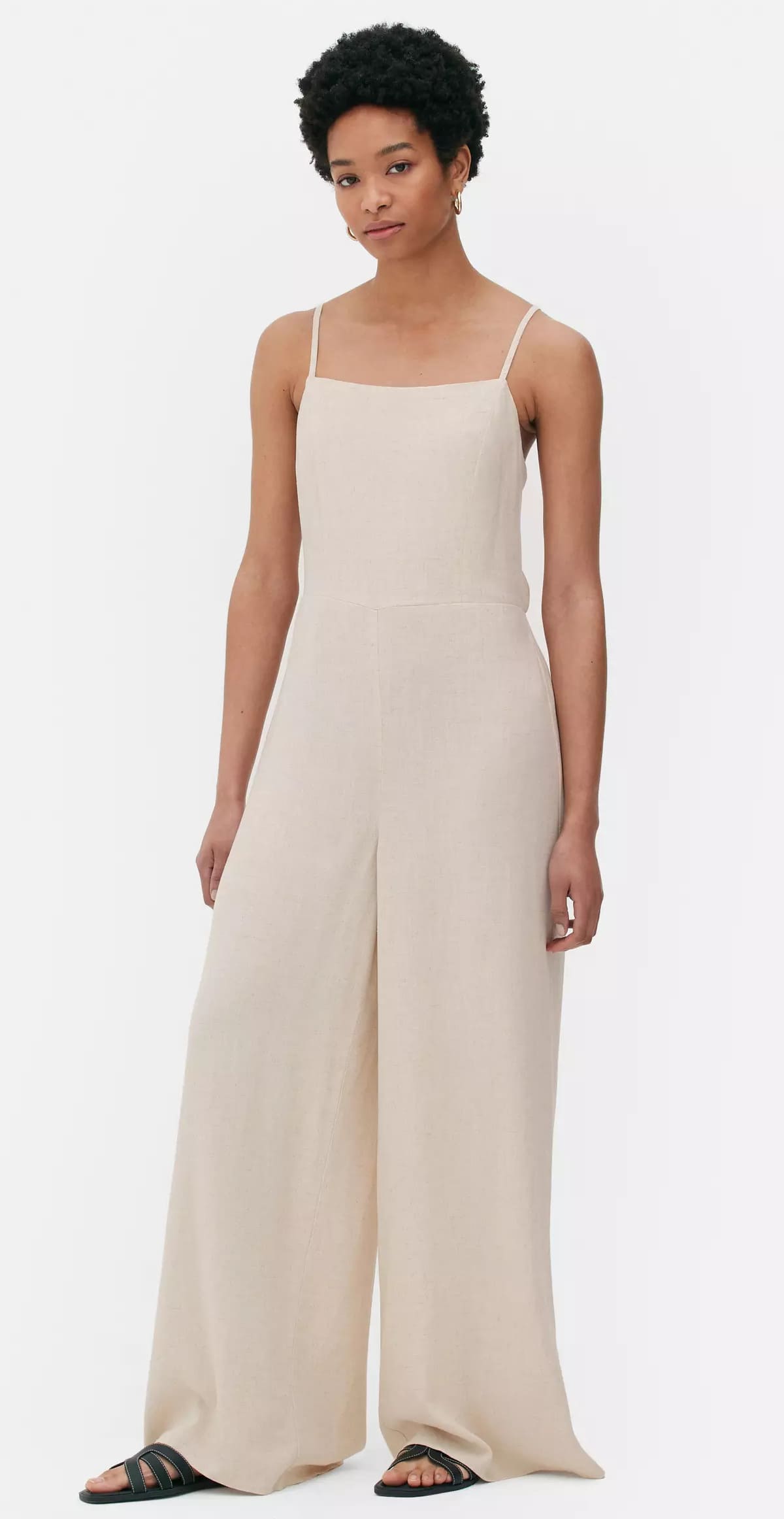 El mono de escote cuadrado y pernera ancha de Primark