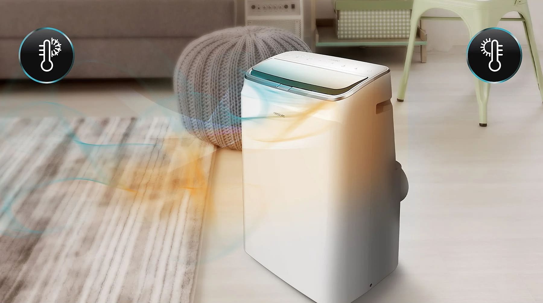 El aire acondicionado portátil Cecotec ForceClima 12600 Soundless Heating en MediaMarkt