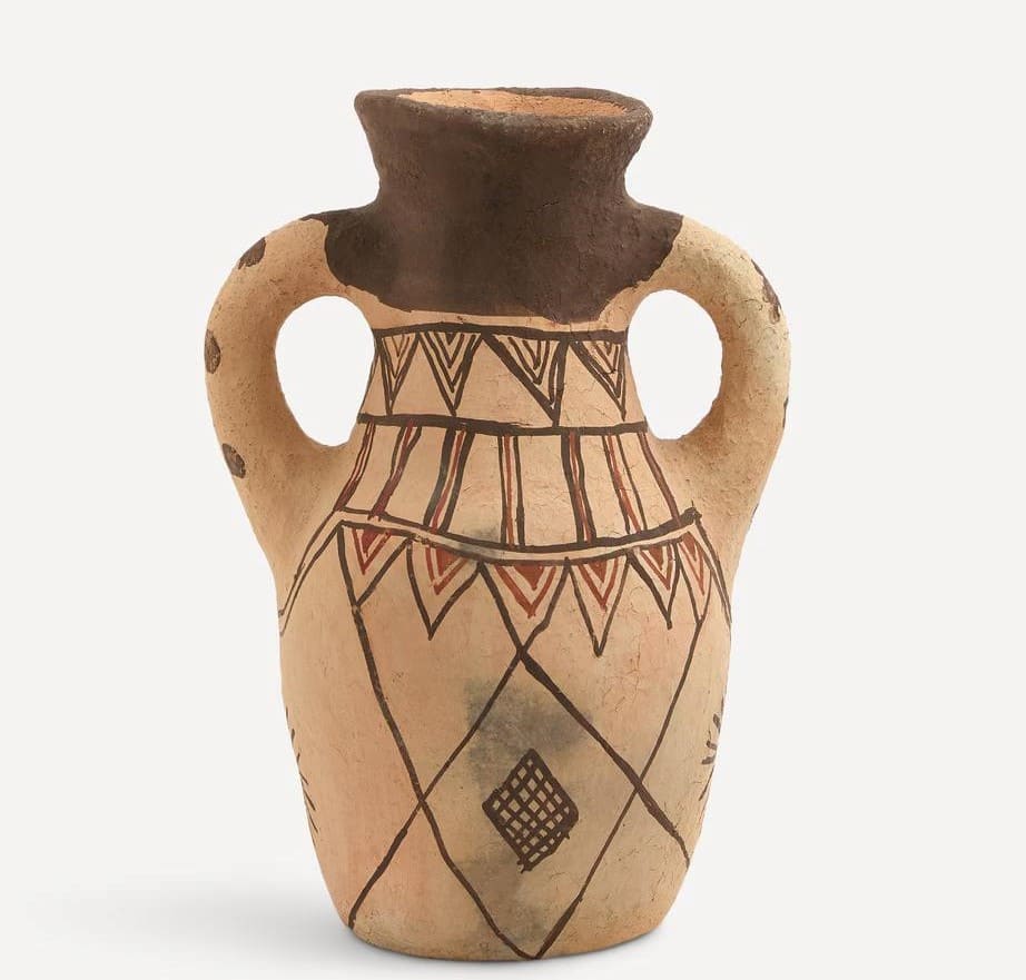 Jarrón decorativo de cerámica de Rif Kenitra