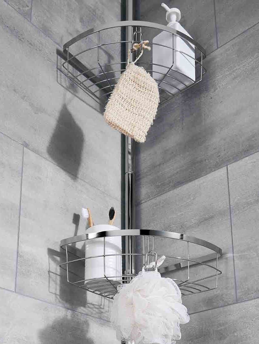 Estantería de baño telescópica