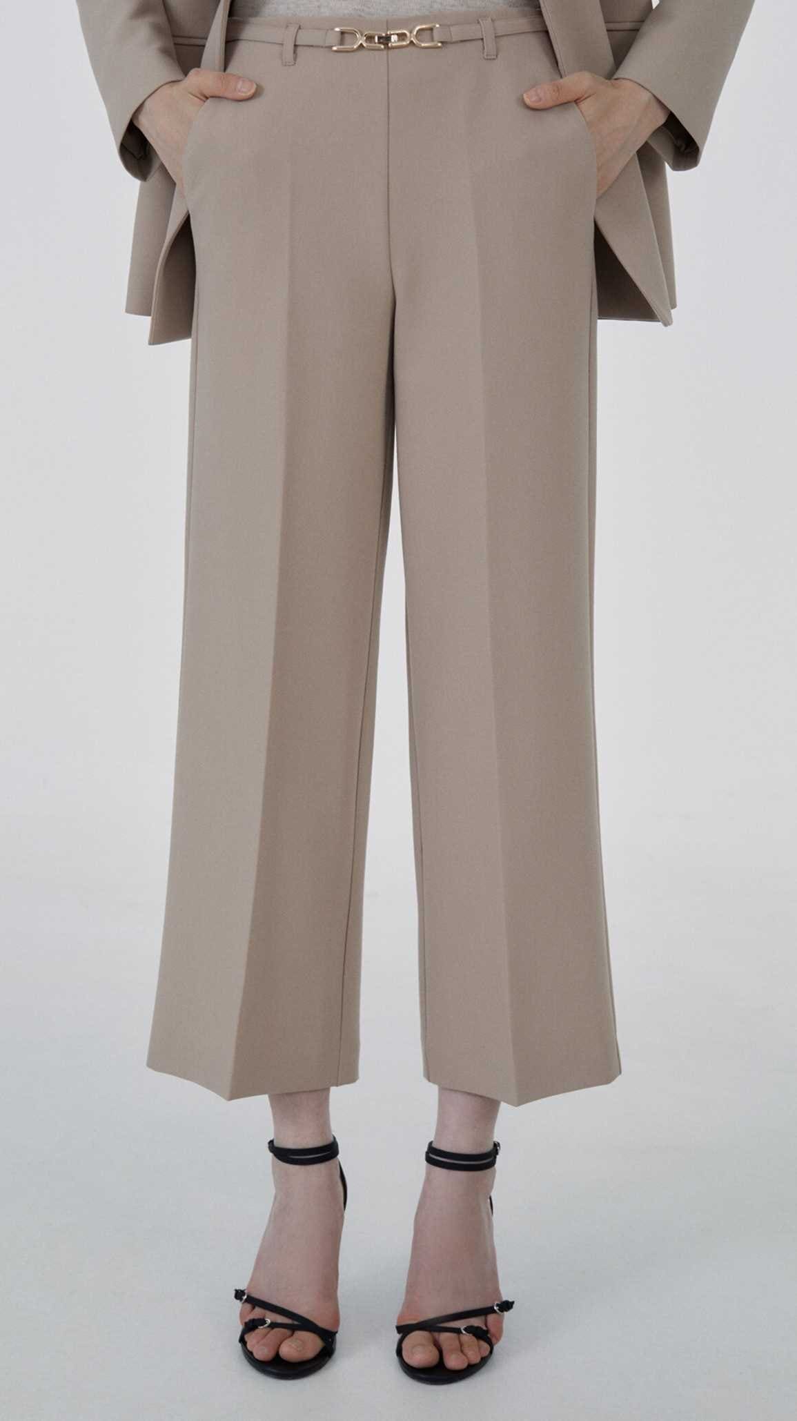 Pantalón ancho hebilla de Sfera