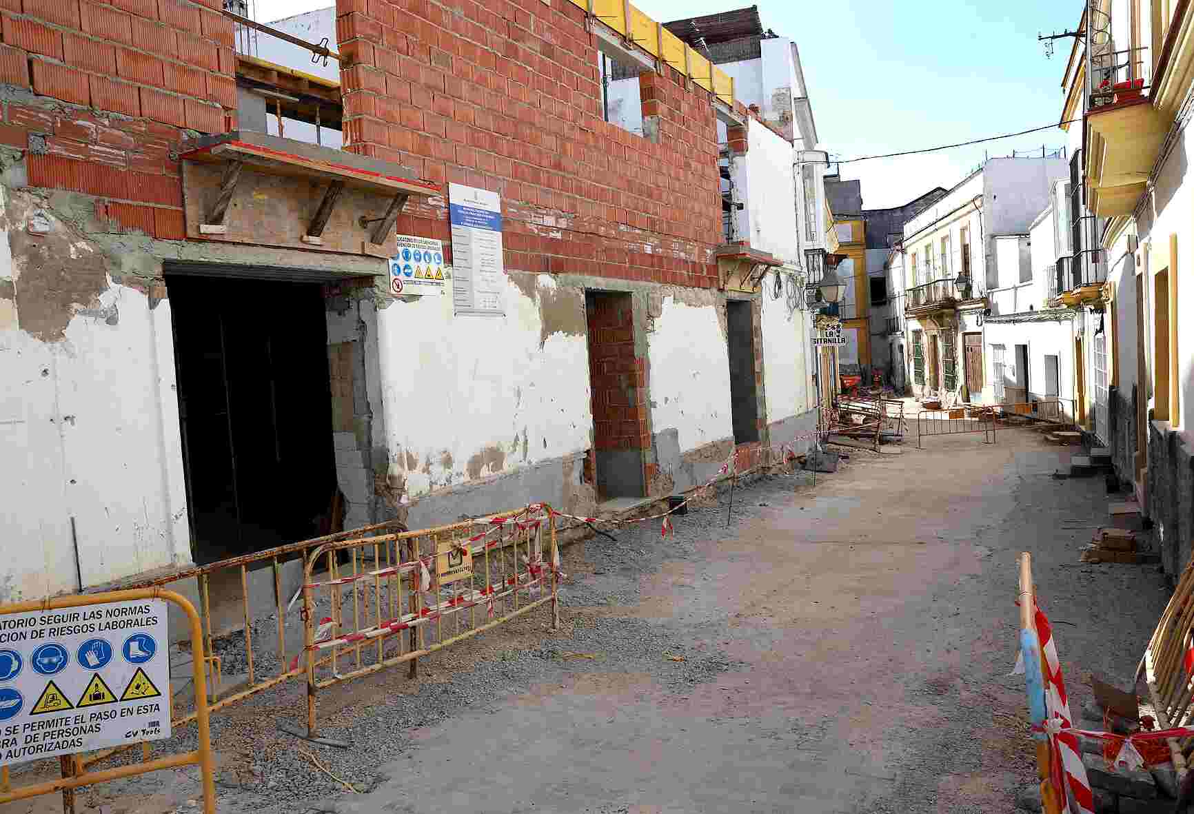Obras en calle Barranco