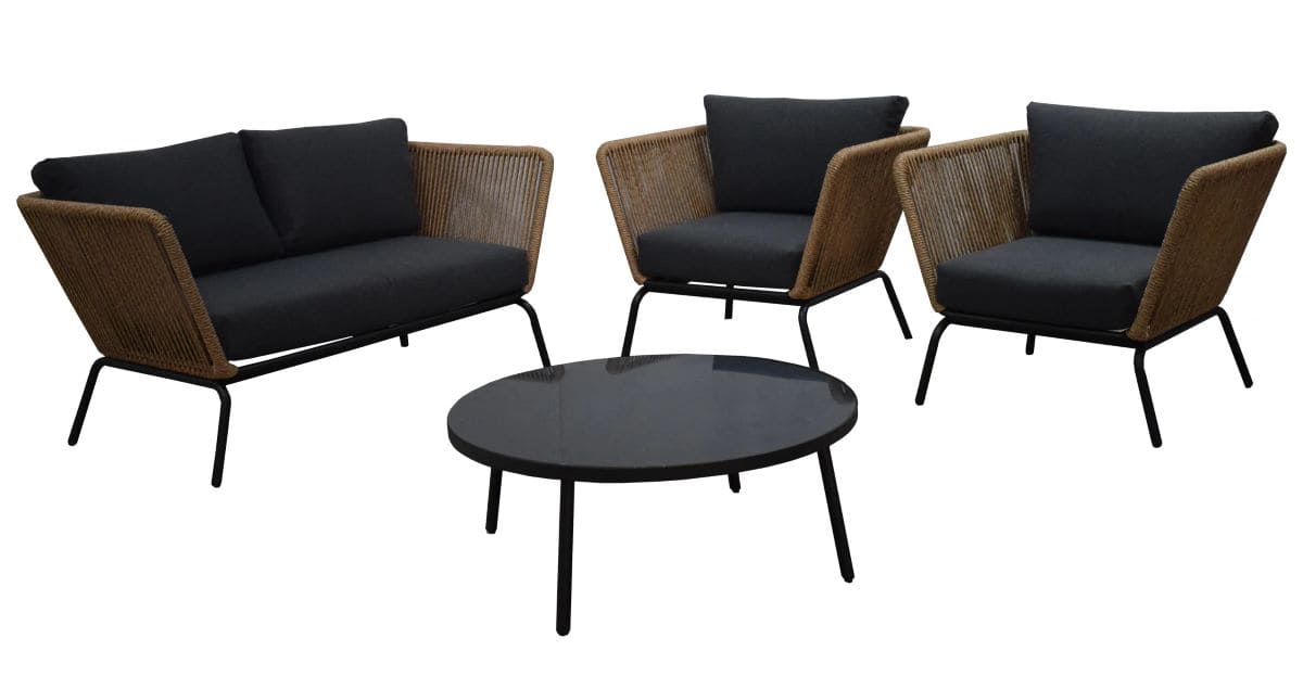 Set de muebles Macao para 4 personas