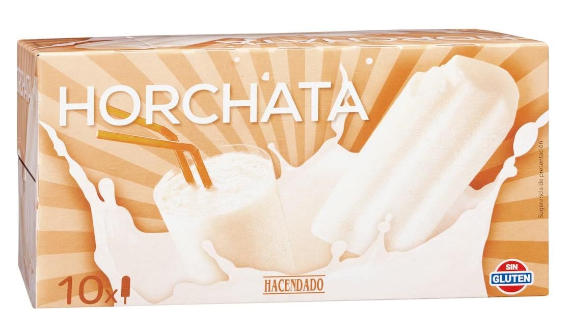 Helado de horchata