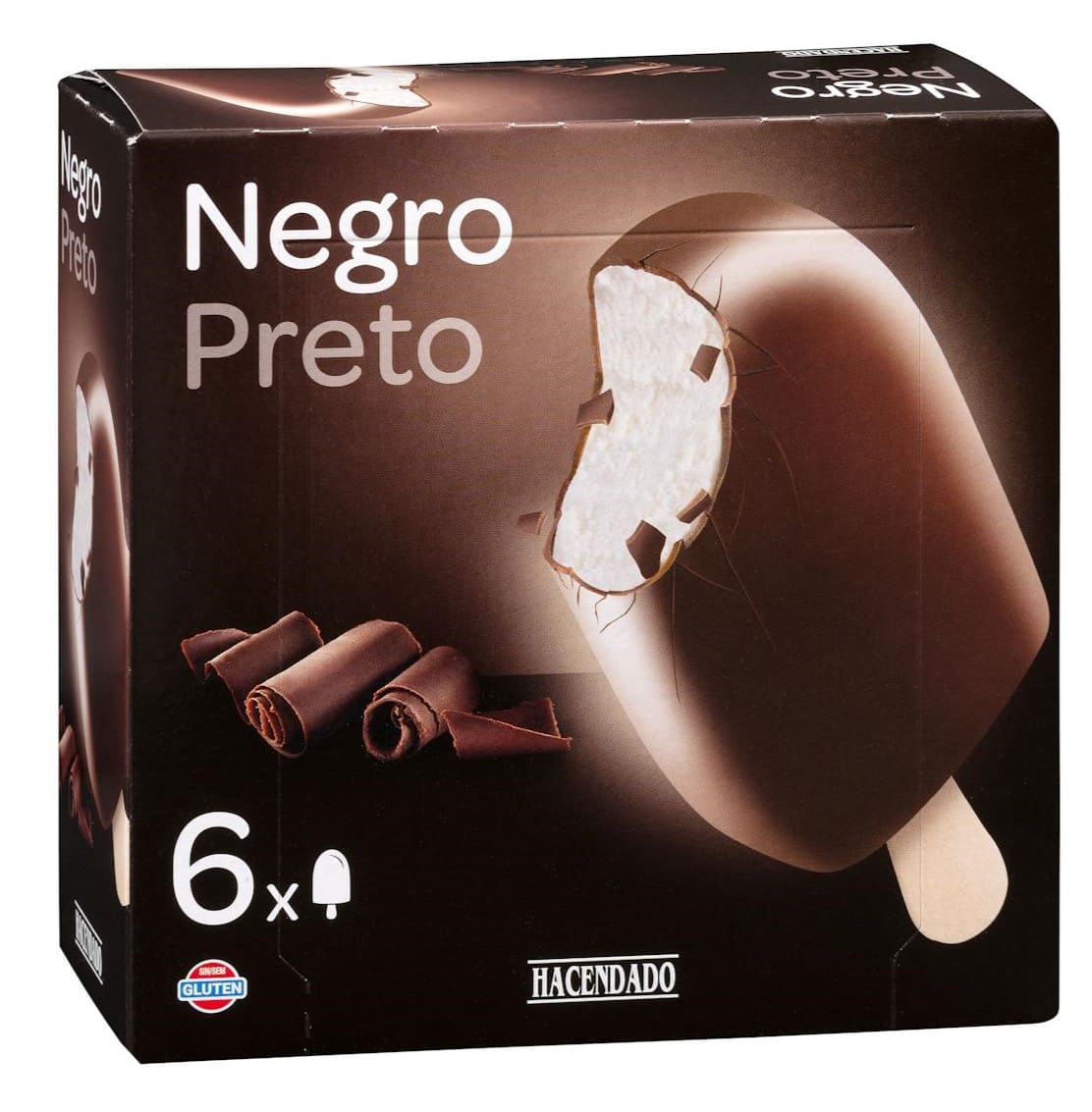Helado negro