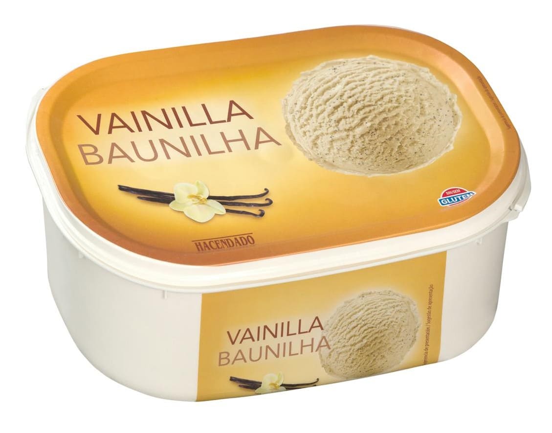 Helado de vainilla Hacendado