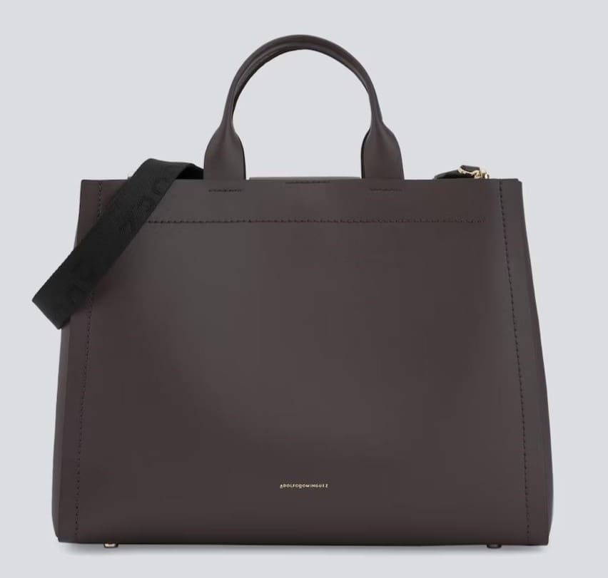 Bandolera de piel vaqueta