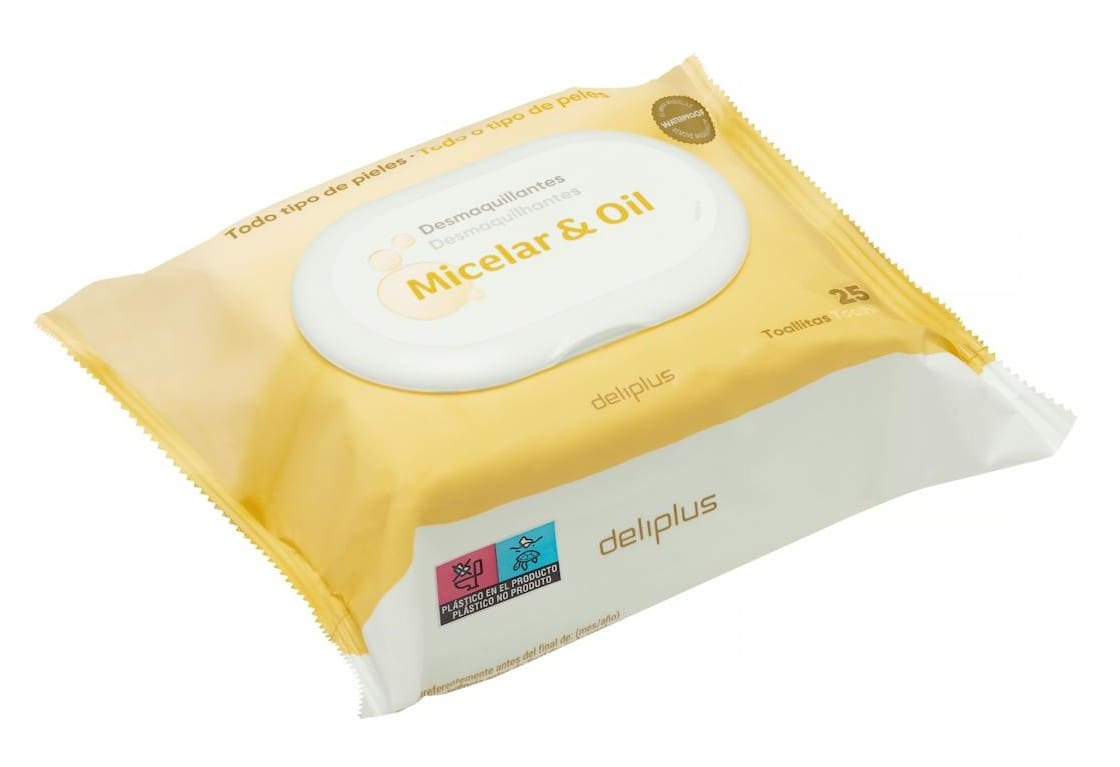 Toallitas desmaquillantes Micelar & Oil Deliplus