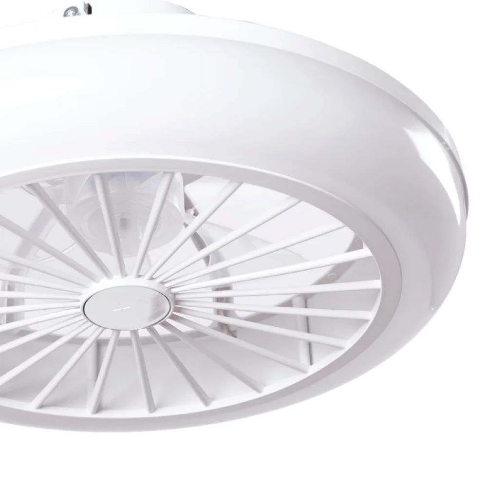 Lámpara-ventilador de techo con potencia de 36 W y 1800 Lm de la marca GREENICE de Leroy Merlin