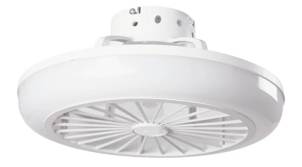 Lámpara-ventilador de techo con potencia de 36 W y 1800 Lm de la marca GREENICE de Leroy Merlin