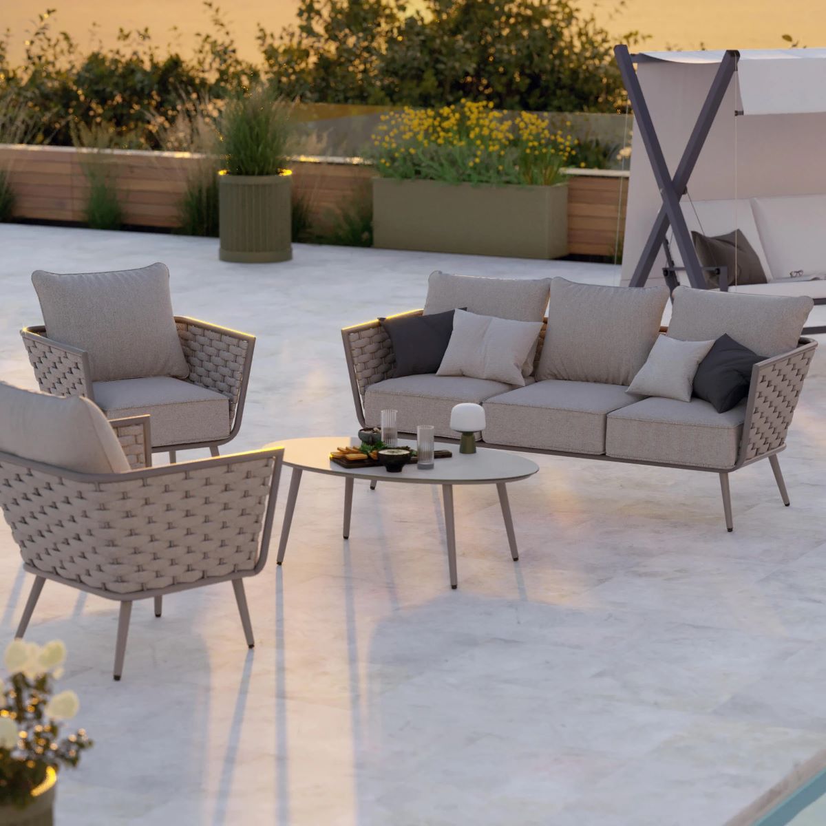 Conjunto de muebles de terraza modelo Nilo de Leroy Merlin